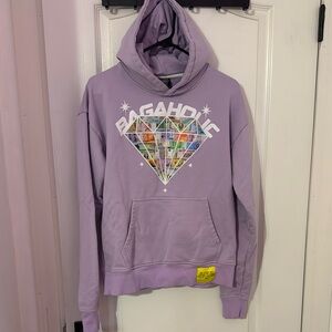 Purple Graphic Hoodie